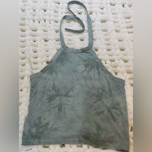 EMPYRE | Tie back halter crop top Size medium